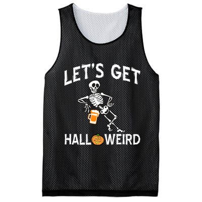 Let's Get Halloweird Mesh Reversible Basketball Jersey Tank