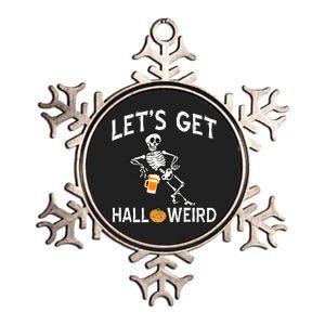 Let's Get Halloweird Metallic Star Ornament