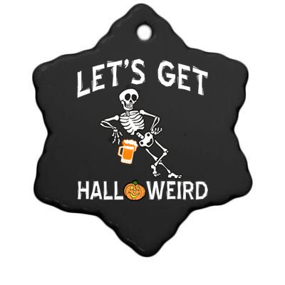 Let's Get Halloweird Ceramic Star Ornament