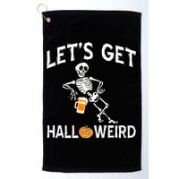 Let's Get Halloweird Golf Towel