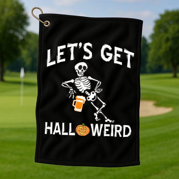 Let's Get Halloweird Golf Towel