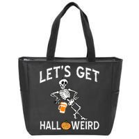 Let's Get Halloweird Zip Tote Bag