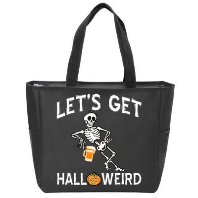 Let's Get Halloweird Zip Tote Bag