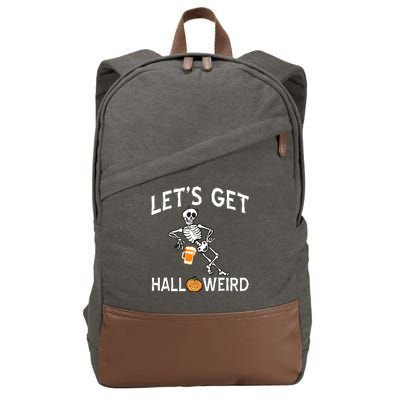 Let's Get Halloweird Cotton Canvas Backpack