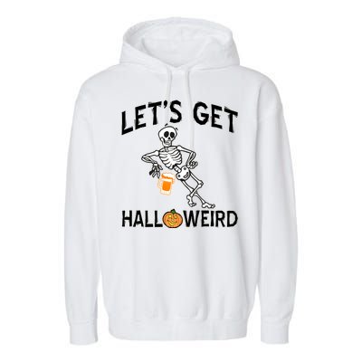 Let's Get Halloweird Garment-Dyed Fleece Hoodie