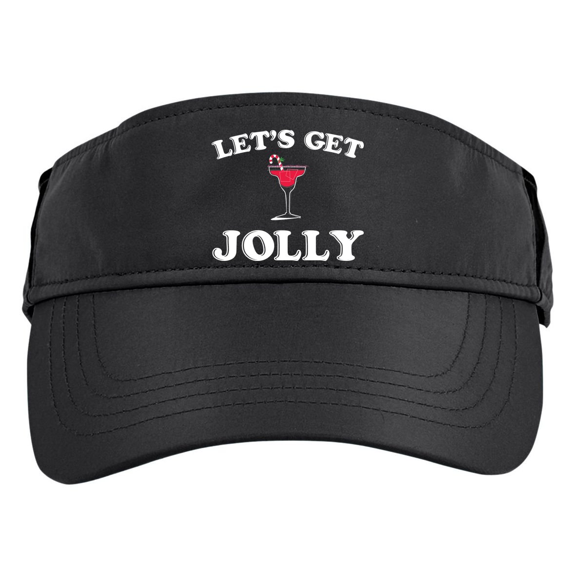 Let's Get Jolly Adult Drive Performance Visor