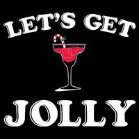 Let's Get Jolly Drawstring Bag