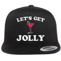 Let's Get Jolly Flat Bill Trucker Hat