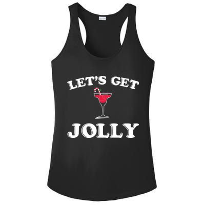 Let's Get Jolly Ladies PosiCharge Competitor Racerback Tank