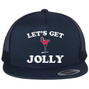 Let's Get Jolly Flat Bill Trucker Hat