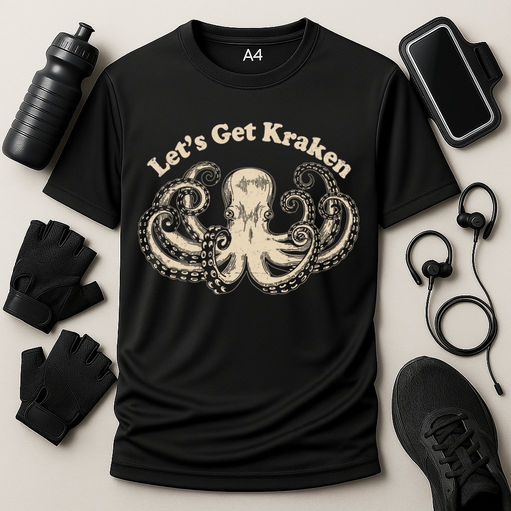 Let's Get Kraken  Cooling Performance Crew T-Shirt
