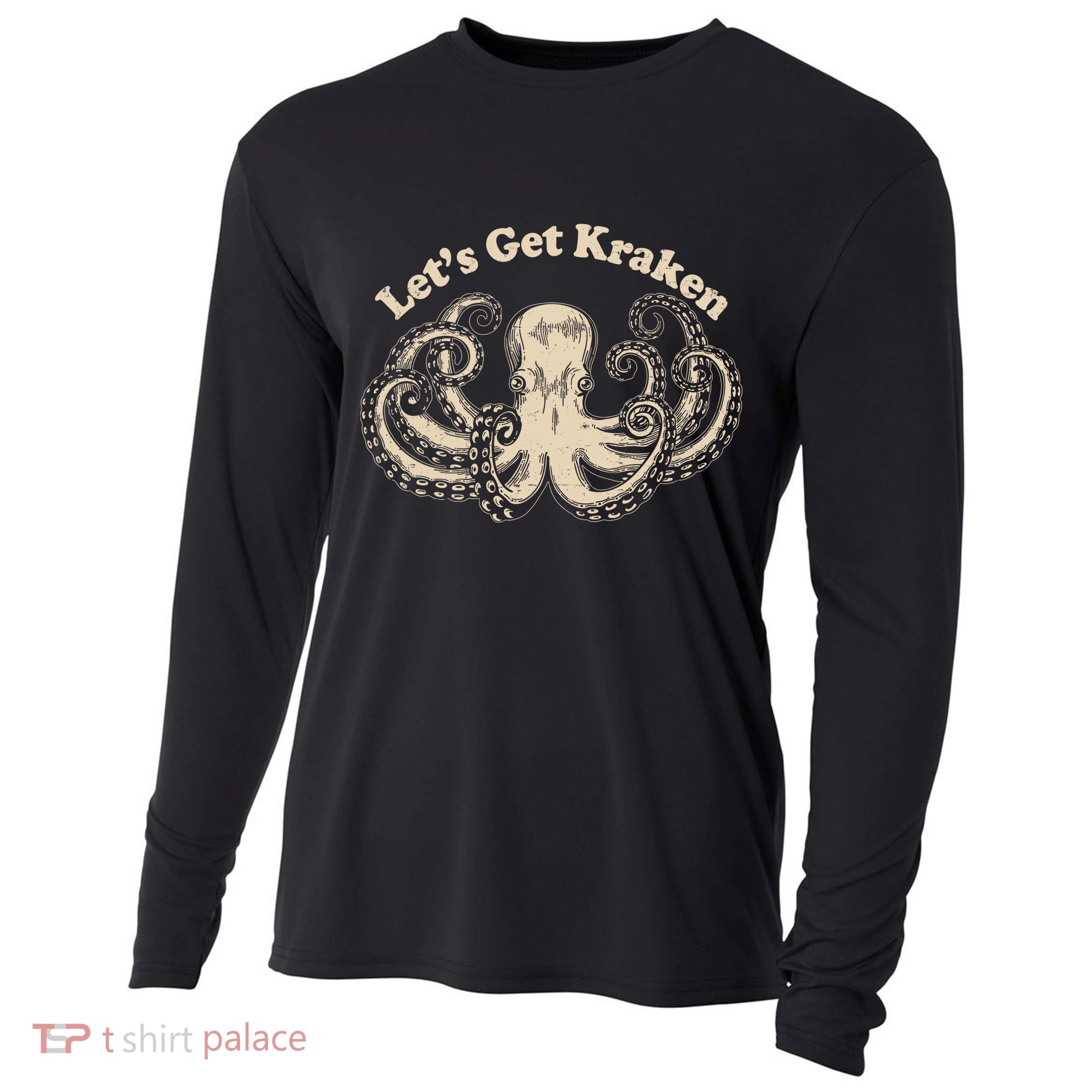 Let's Get Kraken  Cooling Performance Long Sleeve Crew