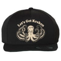 Let's Get Kraken  Wool Snapback Cap