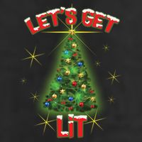 Let's Get Lit Christmas Tree Cool Comfort Performance Bucket Hat