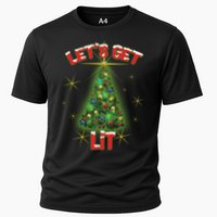 Let's Get Lit Christmas Tree Performance Shirt