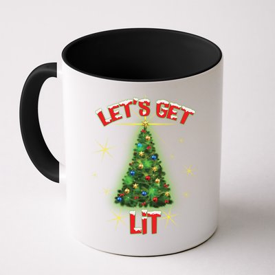 Let's Get Lit Christmas Tree Mug