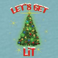 Let's Get Lit Christmas Tree Sueded Cloud Jersey T-Shirt