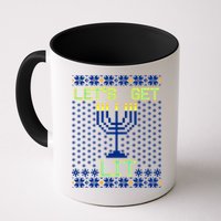 Let's Get Lit Funny Hanukkah Ugly Mug