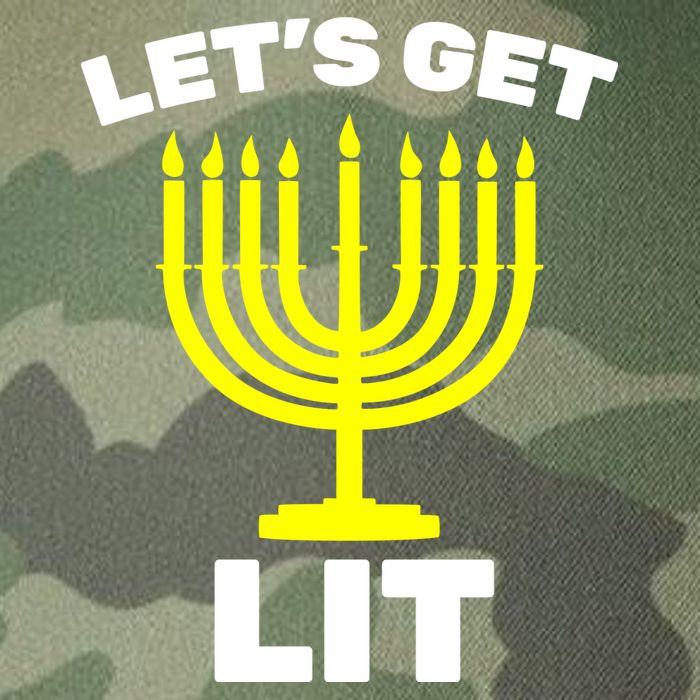 Let's Get Lit Hanukkah Legacy Tie Dye Trucker Hat