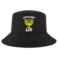 Let's Get Lit Hanukkah Cool Comfort Performance Bucket Hat