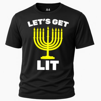 Let's Get Lit Hanukkah Performance Shirt