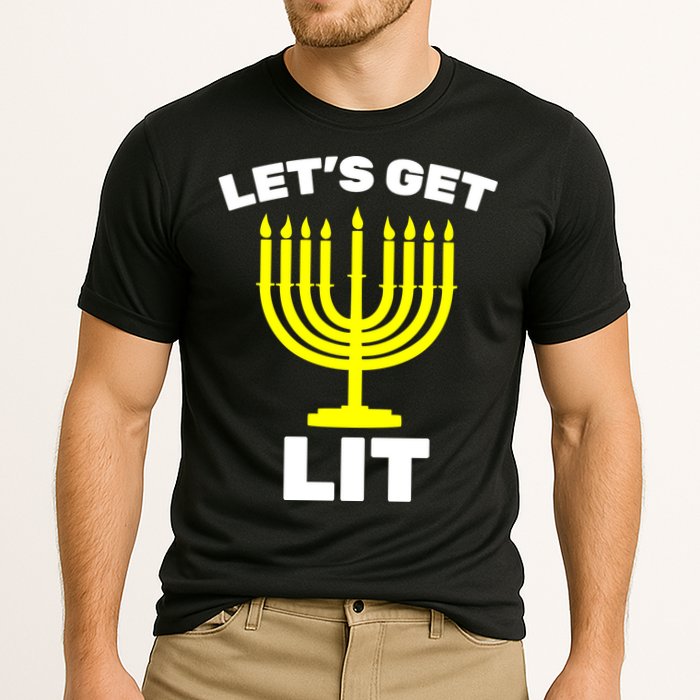 Let's Get Lit Hanukkah Performance Shirt