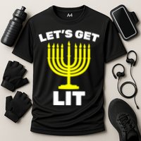 Let's Get Lit Hanukkah Performance Shirt