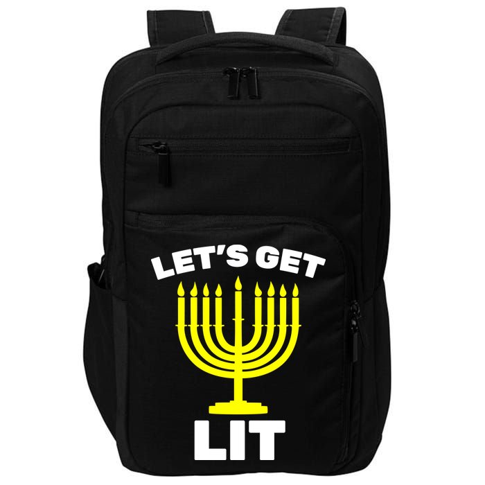 Let's Get Lit Hanukkah Impact Tech Backpack