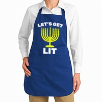 Let's Get Lit Hanukkah Apron