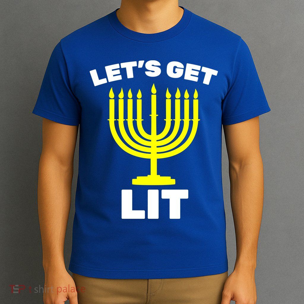 Let's Get Lit Hanukkah T-Shirt