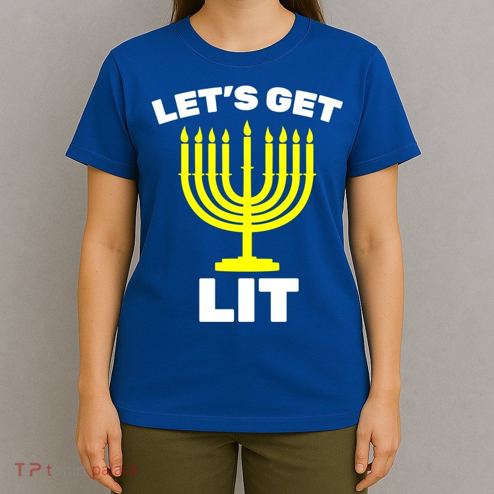 Let's Get Lit Hanukkah T-Shirt