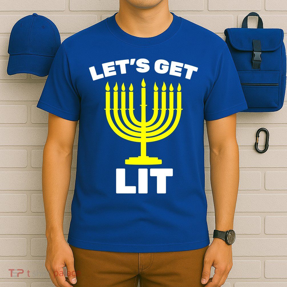 Let's Get Lit Hanukkah T-Shirt