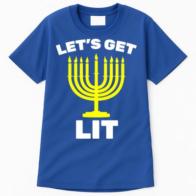 Let's Get Lit Hanukkah Tall T-Shirt