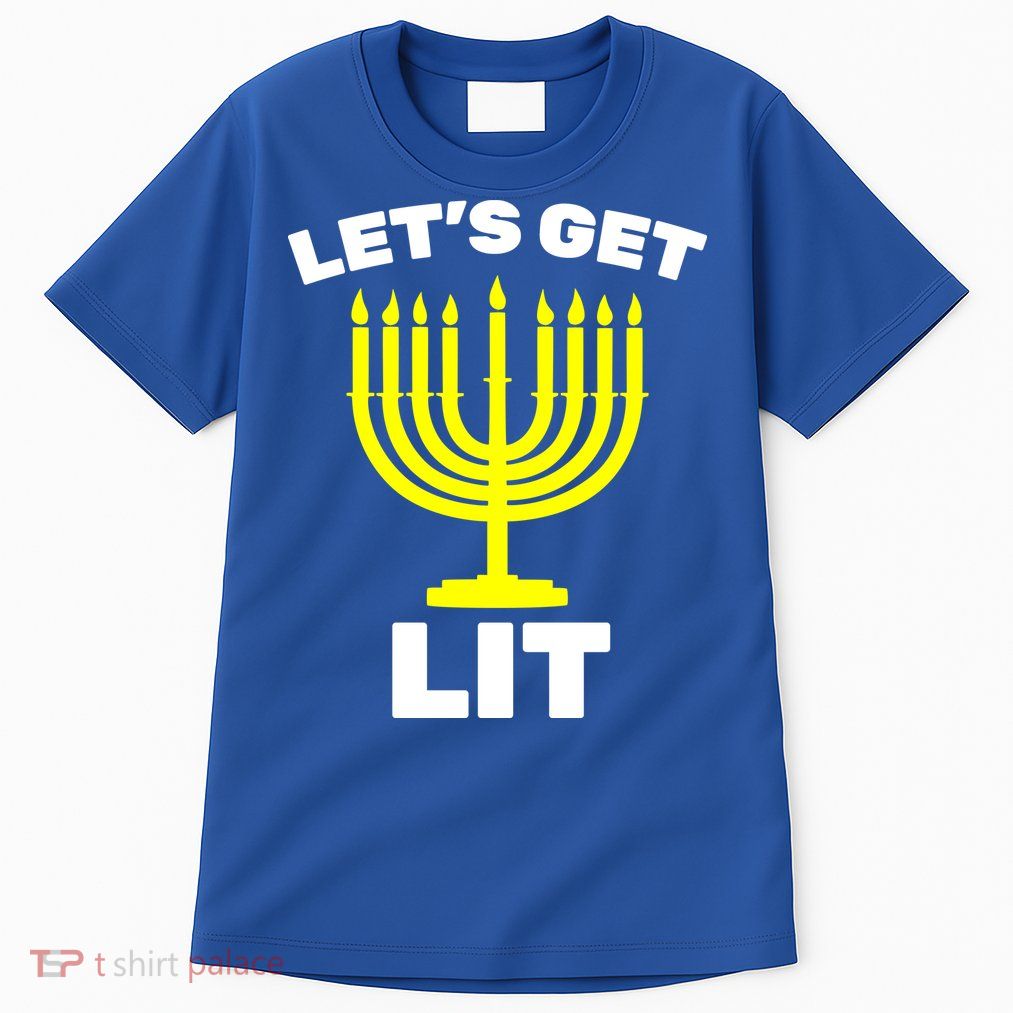 Let's Get Lit Hanukkah Tall T-Shirt