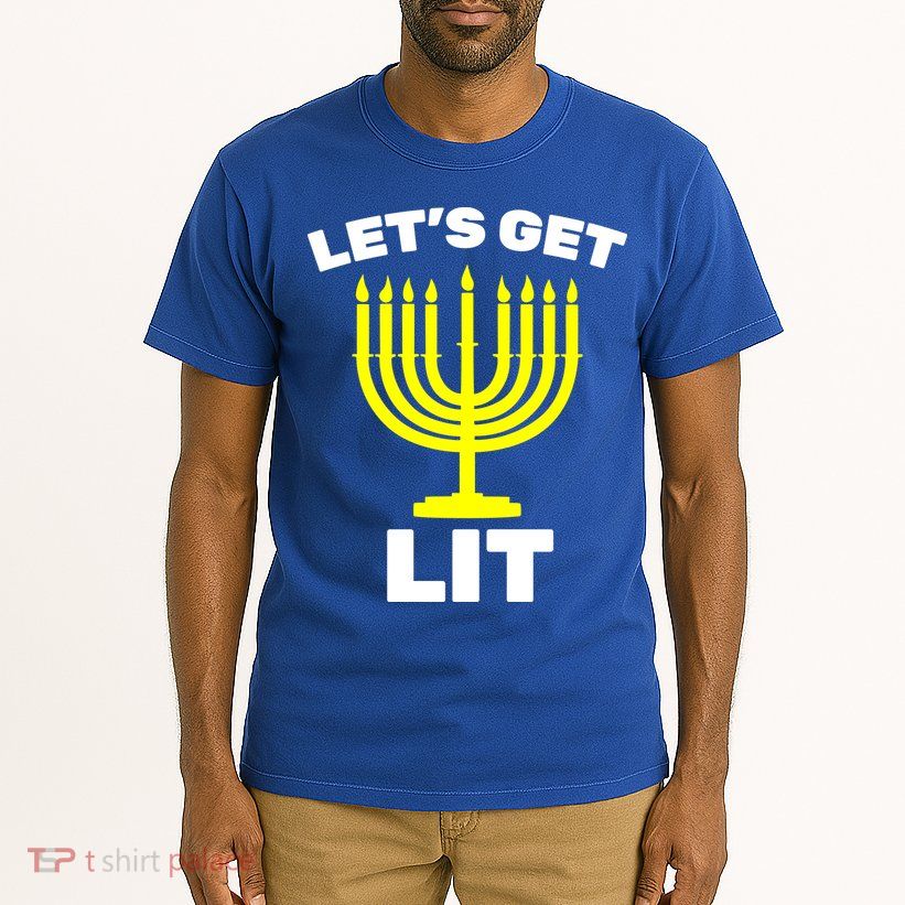 Let's Get Lit Hanukkah Tall T-Shirt