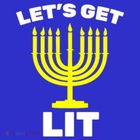Let's Get Lit Hanukkah Womens Tank Top