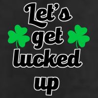 Let's Get Lucked Up 7 Panel Mesh Trucker Snapback Hat