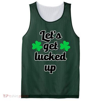 Let's Get Lucked Up Mesh Reversible Basketball Jersey Tank