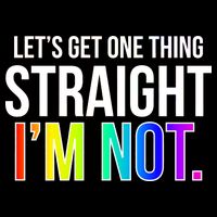 Let's Get One Thing Straight I'm Not Funny LGBT Backpack