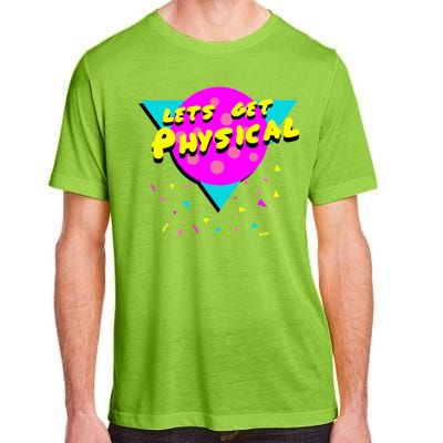 Lets Get Physical Retro 80s  Adult ChromaSoft Performance T-Shirt