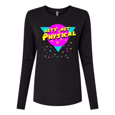 Lets Get Physical Retro 80s  Womens Cotton Relaxed Long Sleeve T-Shirt