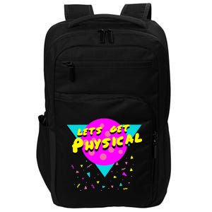 Lets Get Physical Retro 80s  Impact Tech Backpack