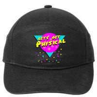 Lets Get Physical Retro 80s  7-Panel Snapback Hat