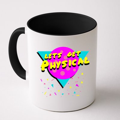 Lets Get Physical Retro 80s  Mug