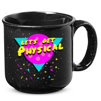 Lets Get Physical Retro 80s  15oz Campfire Ceramic Mug