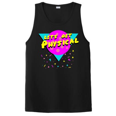 Lets Get Physical Retro 80s  PosiCharge Competitor Tank