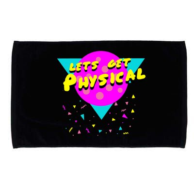 Lets Get Physical Retro 80s  Microfiber Hand Towel