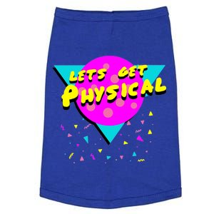 Lets Get Physical Retro 80s  Doggie Tank