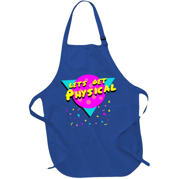Lets Get Physical Retro 80s  Apron