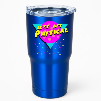 Lets Get Physical Retro 80s  Tumbler